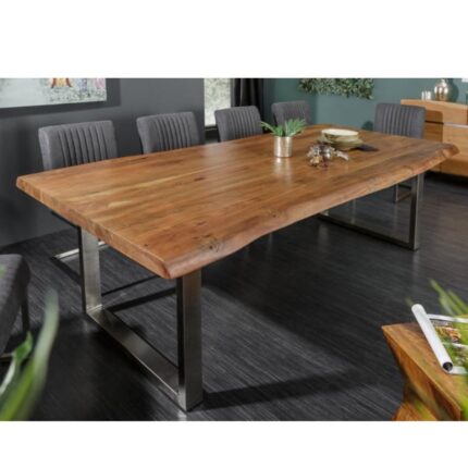 live Edge Dinning Table Natural