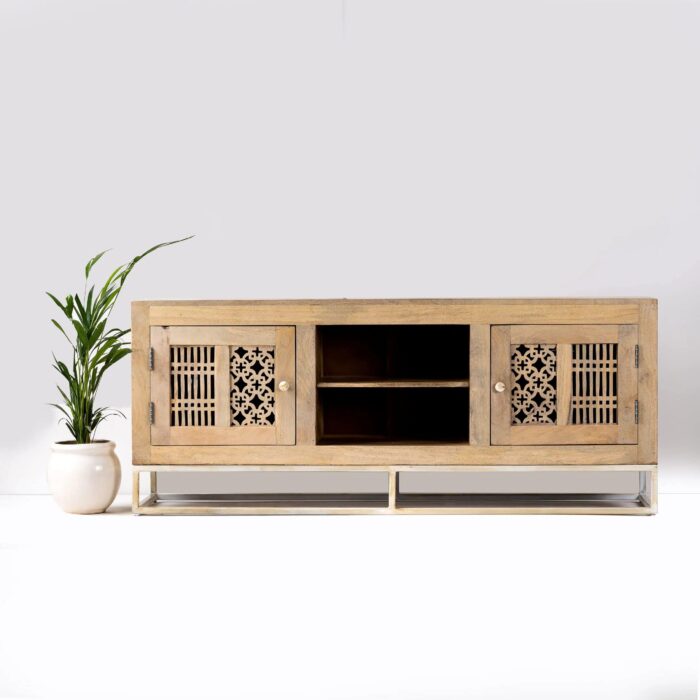 Mango Wood Tv Console Unit