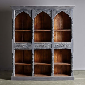 Haveli Hand Carved Book Self