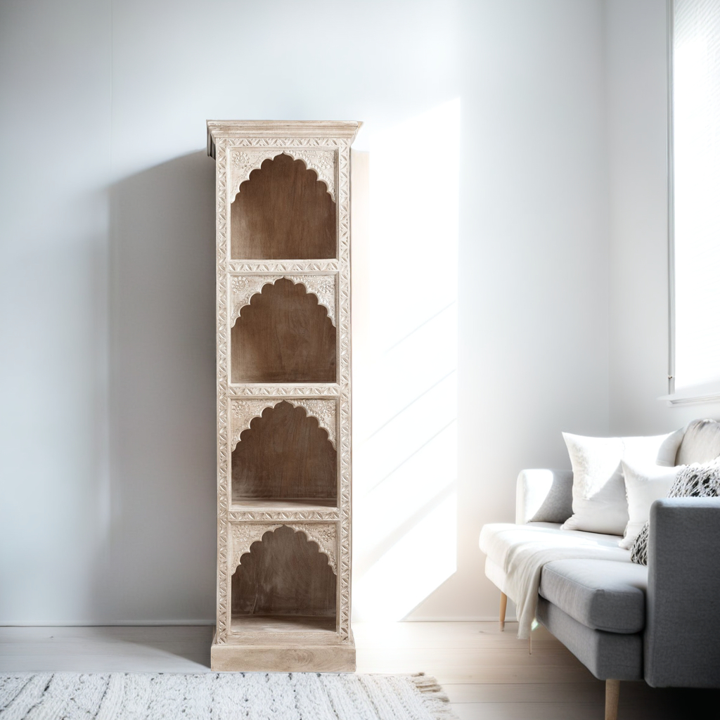 e3b0574e58284f82adba11adce8fb737 Indian Hand Carved Book Self