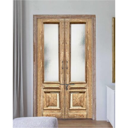 Hand Made Solid Design Barn Door Distress