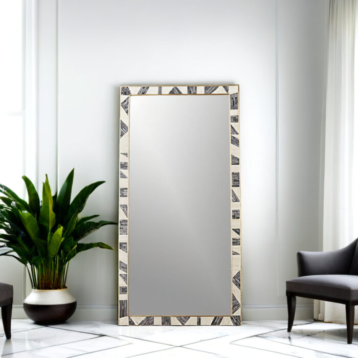 bone inlay mirror