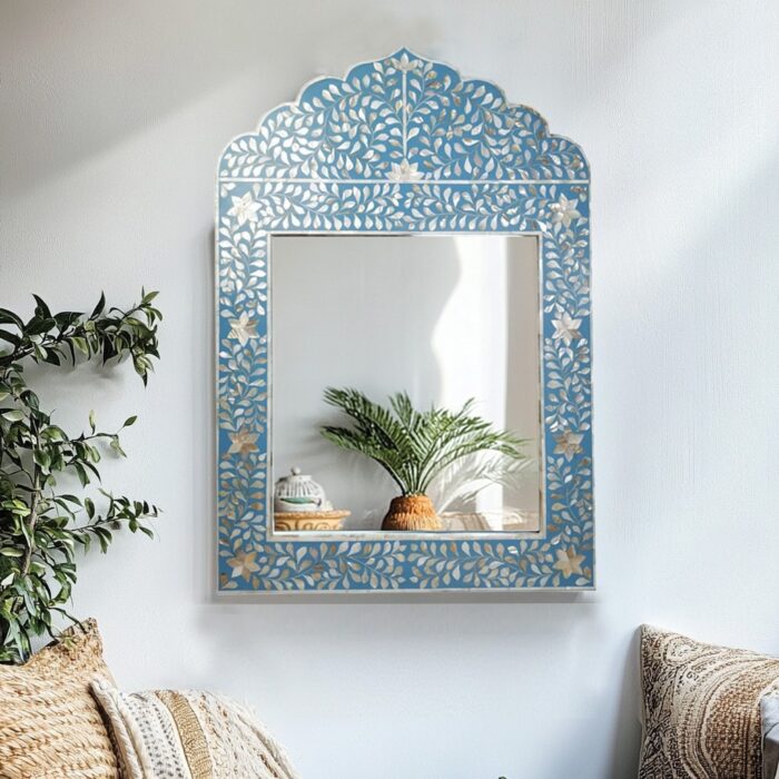 mother of Pearl inlay mirror frame