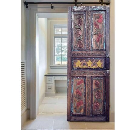hand carved barn doors