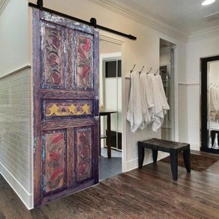 Hand Carved Antique Barn Door