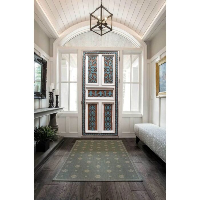 hand carved barn doors